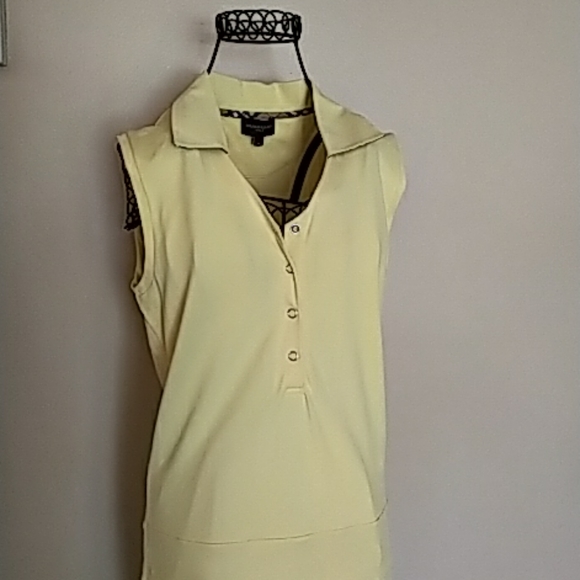 Burberry Dresses & Skirts - Burberry womens Golf dress light yellow M